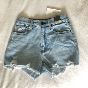 Abercrombie & Fitch Curve Love Mom Shorts